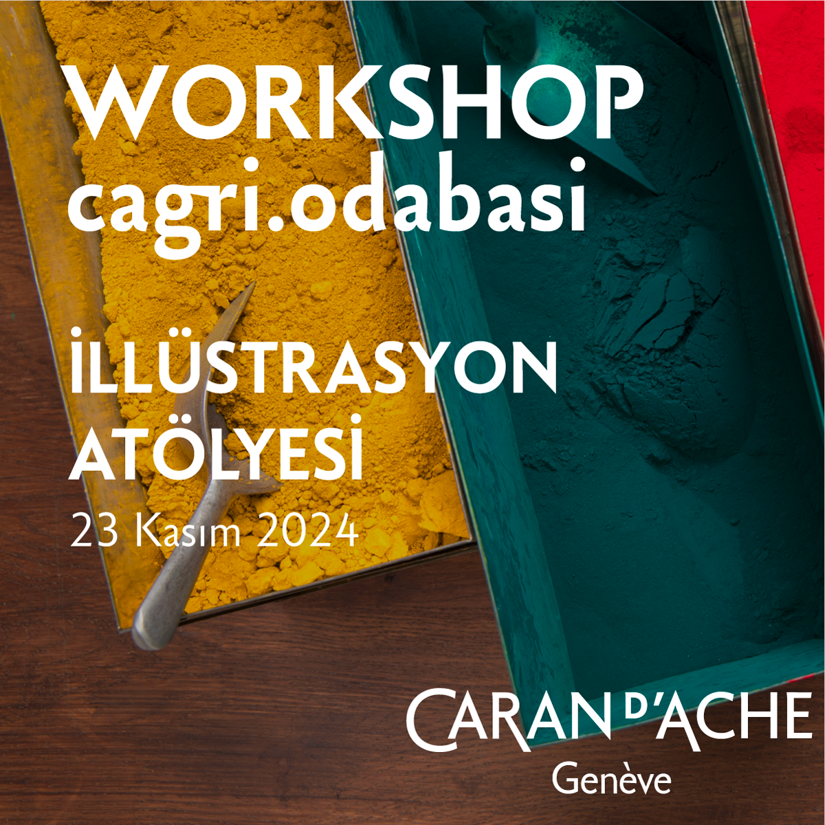 WORKSHOP - ÇAĞRI ODABAŞI İLLÜSTRASYON ATÖLYESİ - 15 RENKLİ GOUACHE STUDIO HEDİYELİ